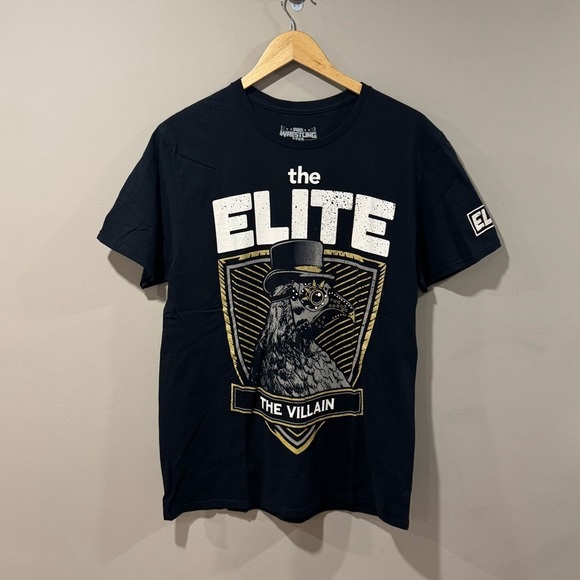 Marty Scurll The Elite T-Shirt The Villain Pro Wrestling T-Shirt - Picture 1 of 7